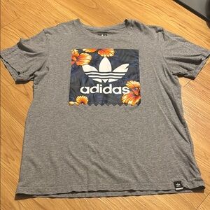 Men’s Adidas Gray Graphic T-Shirt